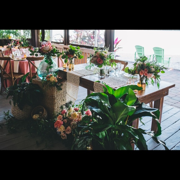 Macrame table runner-long - Picture 5 of 7